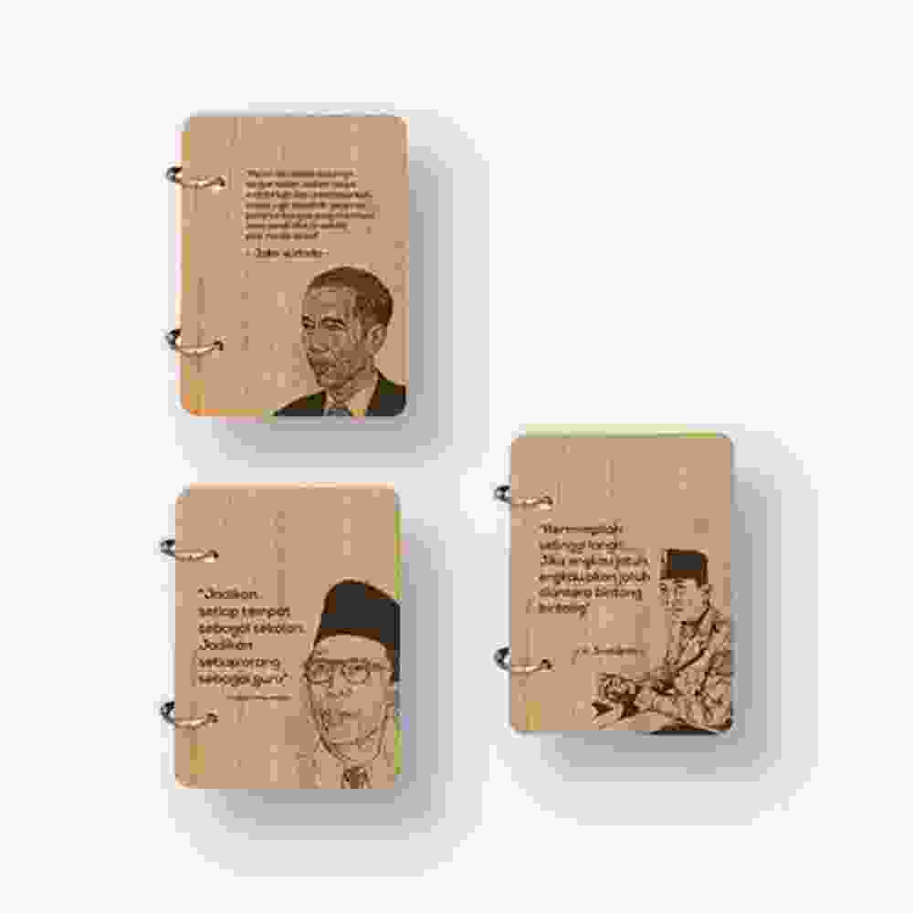 Memo Book - Wooden Custom di Bintang Sempurna