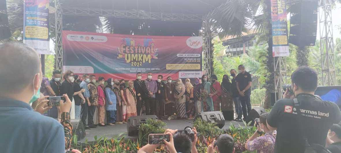 Bintang Sempurna berkolaborasi dengan Sinarmas Land sukseskan Festival UMKM 2022