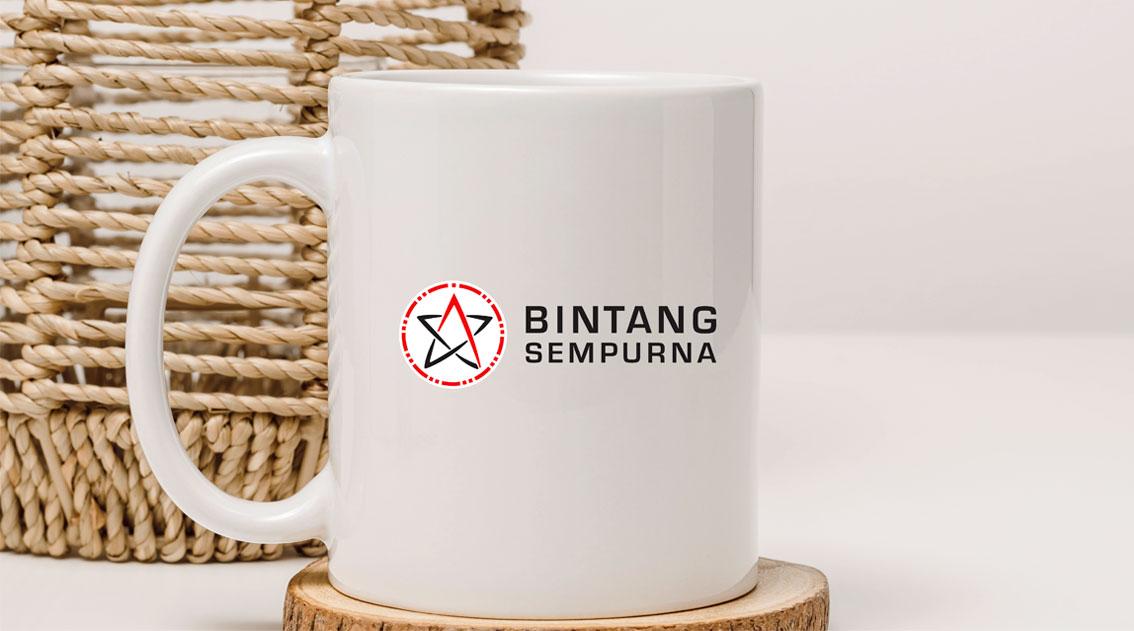 Ilustrasi merchandise perusahaan