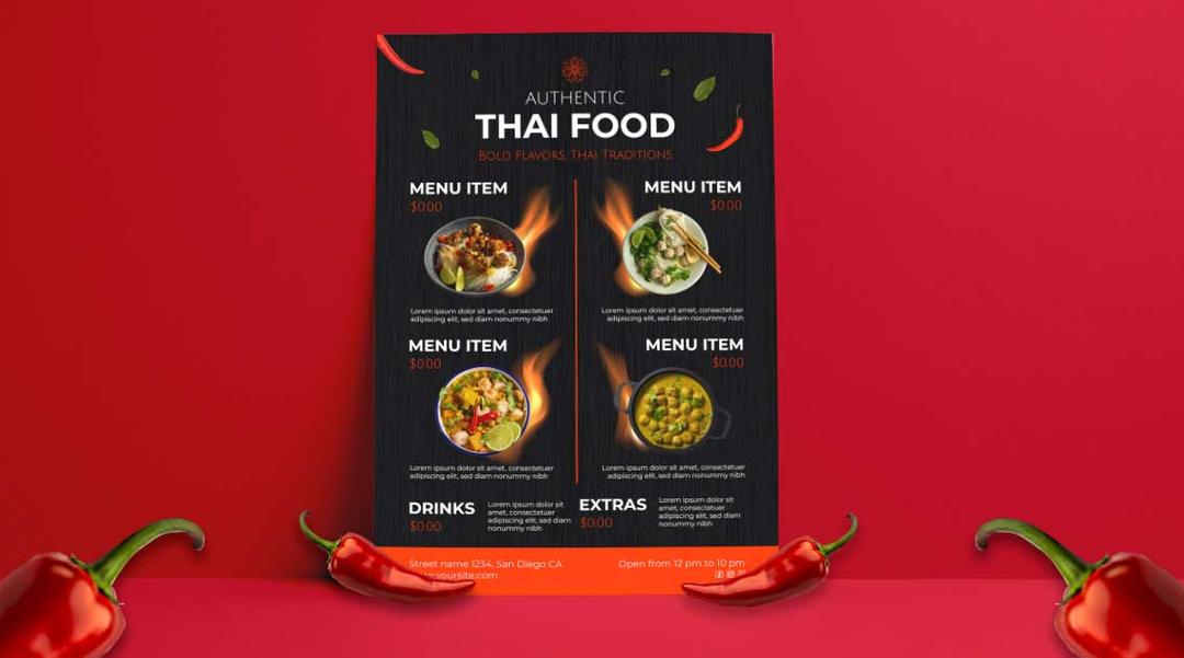 Buku menu restoran​ oleh Bintang Sempurna