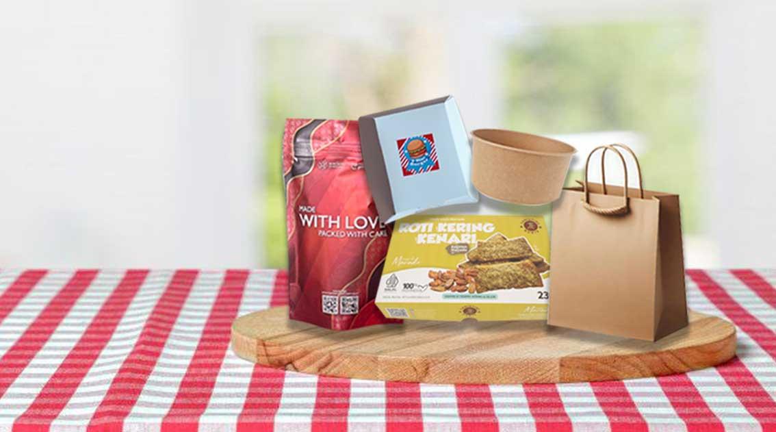 Kemasan makanan eco-friendly yang bisa dicetak custom di Bintang Sempurna
