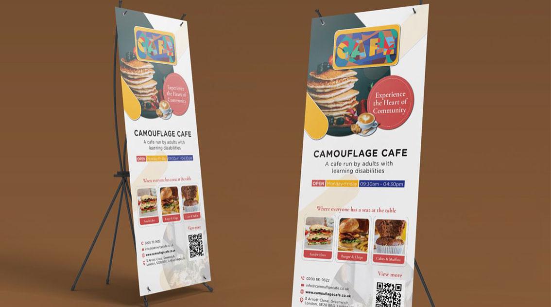 X banner sebagai media promosi praktis untuk acara dan bisnis