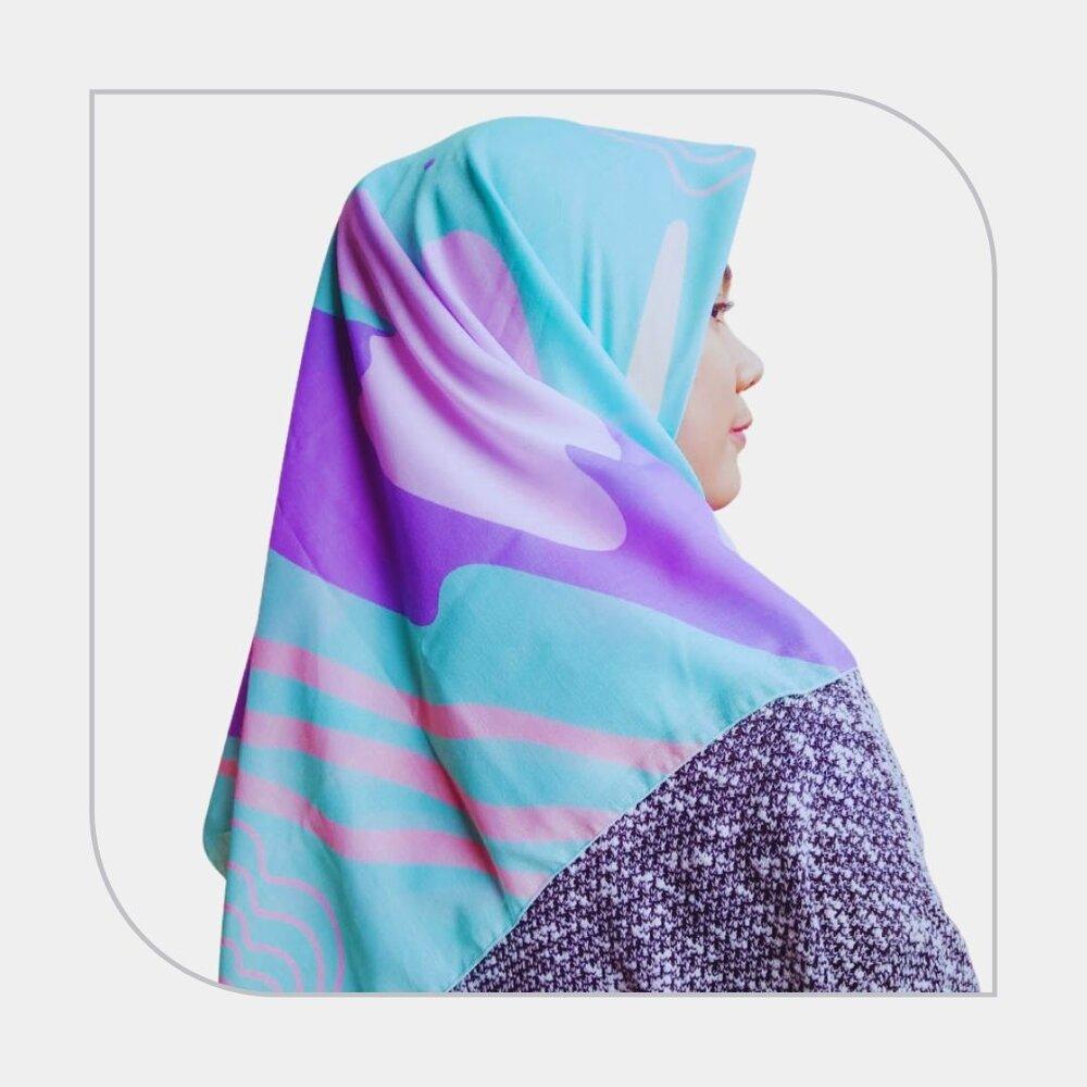 Hijab Segi Empat (Custom Print) di Bintang Sempurna